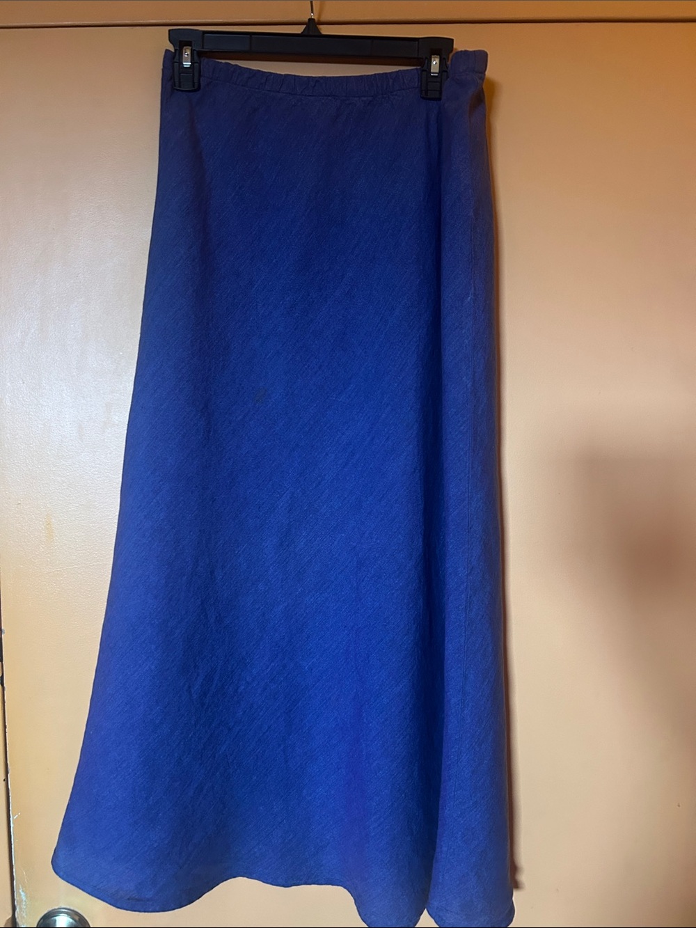 Eileen Fisher Royal Blue Maxi A-Line Skirt